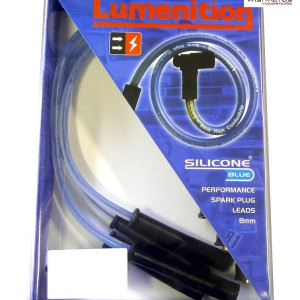 Juego Cables bujías Lumenition "Silicona azul"