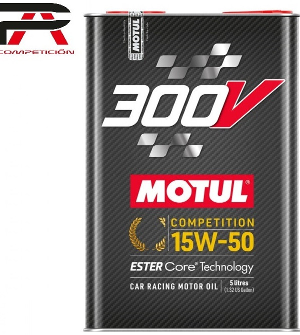 Aceite MOTUL 300V 15w50 (5L) (Nuevo Envase)