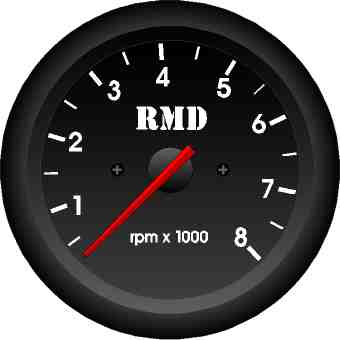 Cuenta Vueltas RMD 80mm 0-8000 RPM