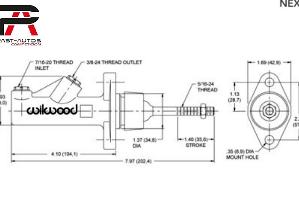 Bomba de freno Wilwood 0.750
